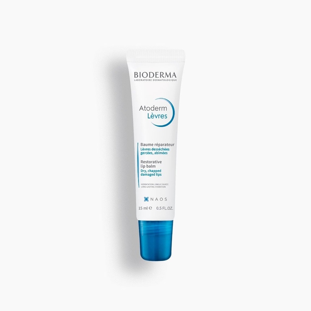 Bioderma Atoderm Restorative Lip Balm for Dry Chapped Lips - 0.5 OZ/15 ml - NWB